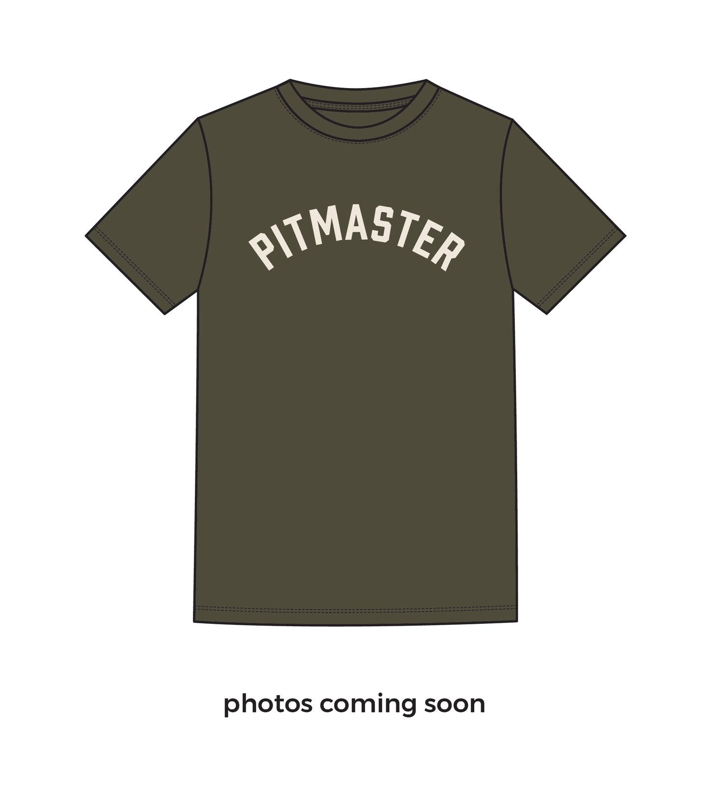 Organic ‘Pitmaster’ Unisex Tee - Khaki