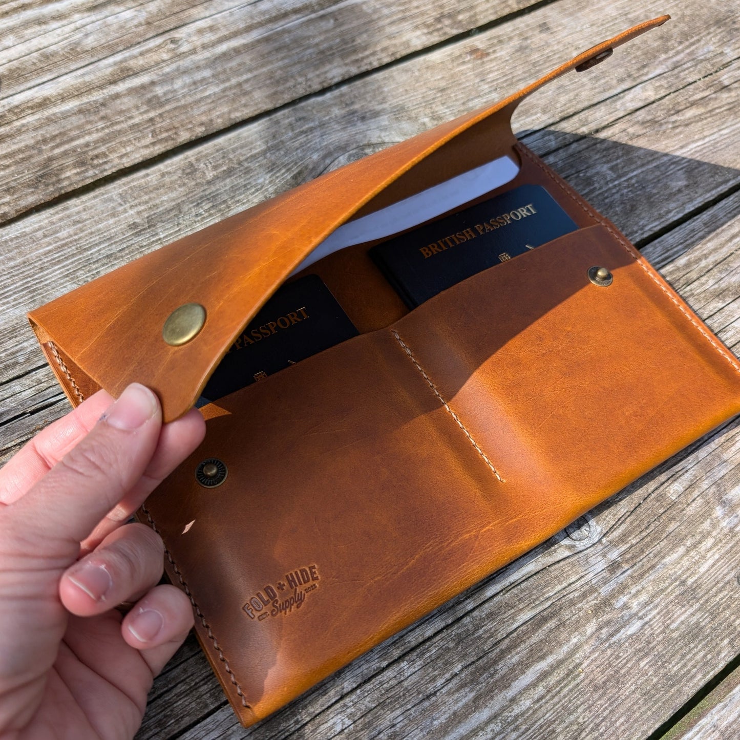 Leather Travel Wallet