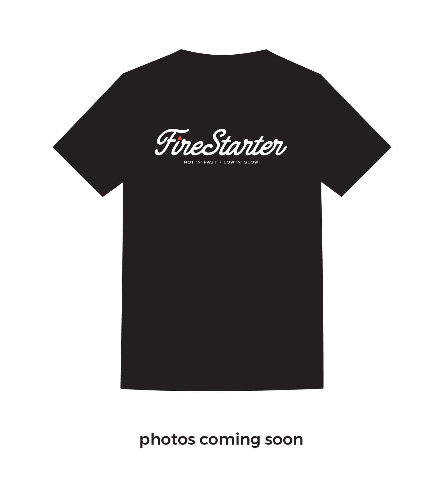 Organic ‘Firestarter’ Unisex Tee - Black