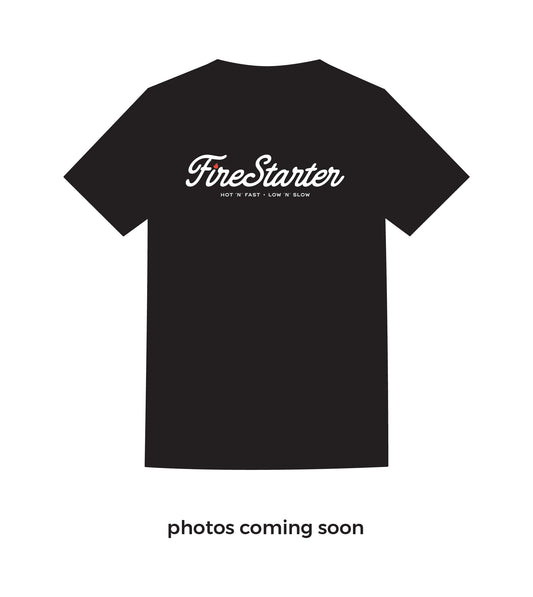 Organic ‘Firestarter’ Unisex Tee - Black