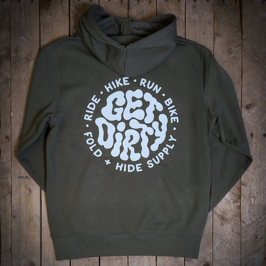 Organic ‘Get Dirty’ Unisex Hoodie