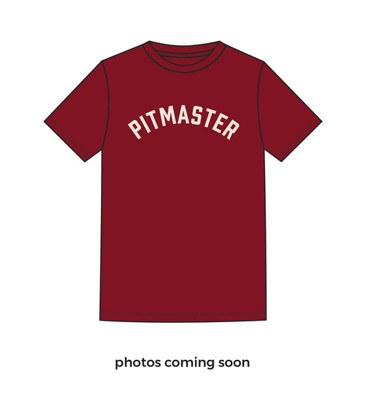 Organic ‘Pitmaster’ Unisex Tee - Burgundy