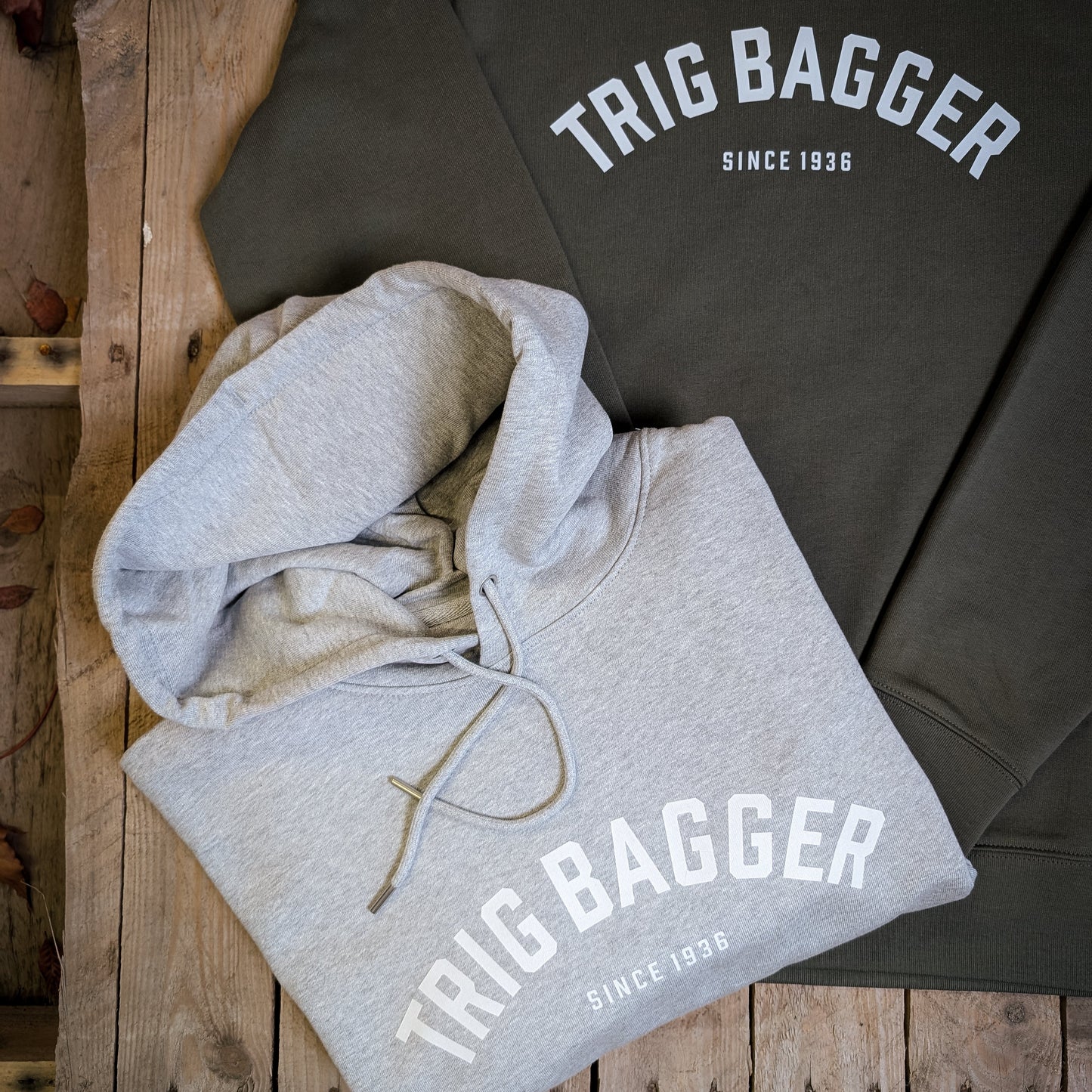 Organic ‘Trig bagger’ Unisex Hoodie
